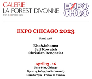 La galerie La Forest Divonne présente Christian Renonciat à la foire de Chicago 2023