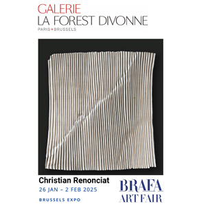 La galerie La Forest Divonne présente Christian Renonciat à la BRAFA ART FAIR 2025